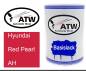 Preview: Hyundai, Red Pearl, AH: 500ml Lackdose, von ATW Autoteile West.